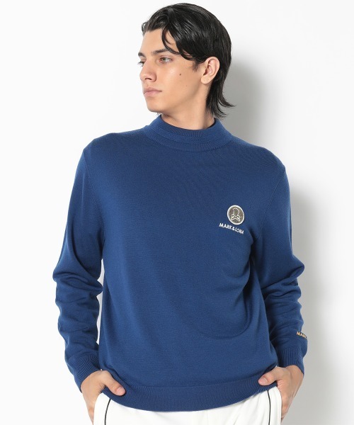 新品 ★ MARK&LONA ニット ブルゾン セーター マーク&ロナ 正規品 MARK&LONA（マークアンドロナ） タートルネック セーター ニット
