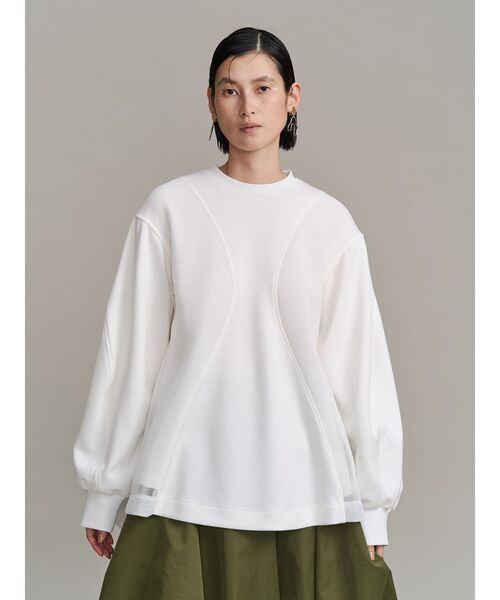 UN3D.（アンスリード） tシャツ PANEL DOUBLE FACE MESH TOP / パネル