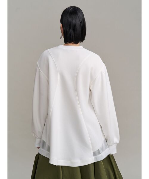 UN3D.（アンスリード） tシャツ PANEL DOUBLE FACE MESH TOP / パネル