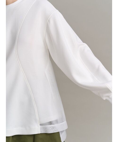 UN3D.（アンスリード） tシャツ PANEL DOUBLE FACE MESH TOP / パネル