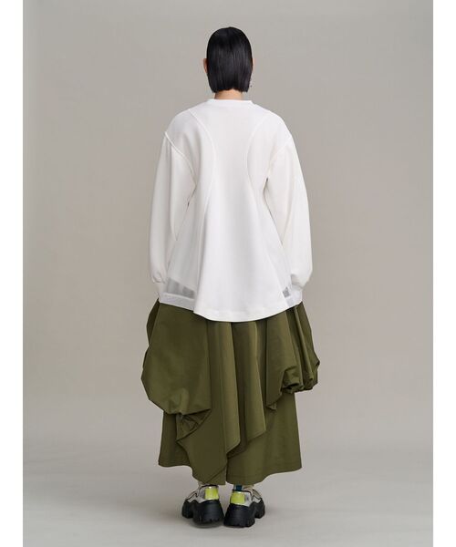 UN3D.（アンスリード） tシャツ PANEL DOUBLE FACE MESH TOP / パネル