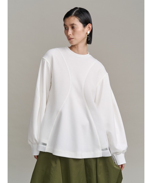 UN3D.（アンスリード） tシャツ PANEL DOUBLE FACE MESH TOP / パネル