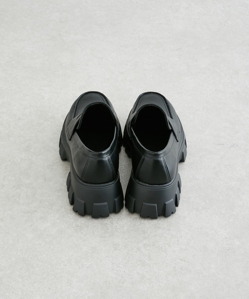 「Lui's」 ローファー 42 ブラック メンズ_画像8