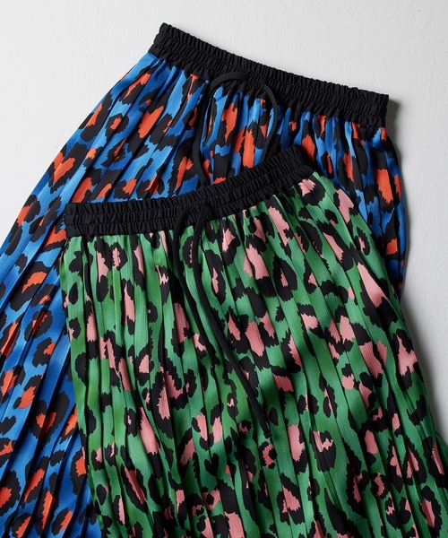 「NOISE MAKER」 プリーツスカート 38 ブルー系その他 レディース_画像2