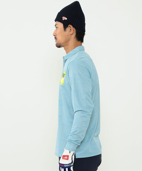 BEAMS GOLF（ビームス ゴルフ） 長袖ポロシャツ MEDIUM ホワイト