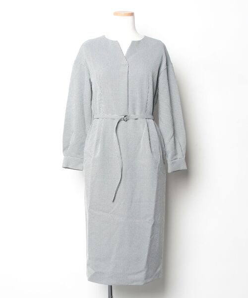 UNTITLED（アンタイトル） 長袖ワンピース 01 グレー レディース