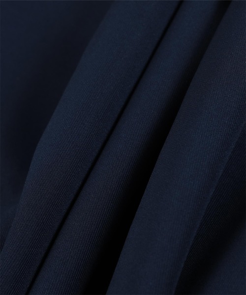 「ur's」 7分袖ワンピース M ネイビー レディース_画像3