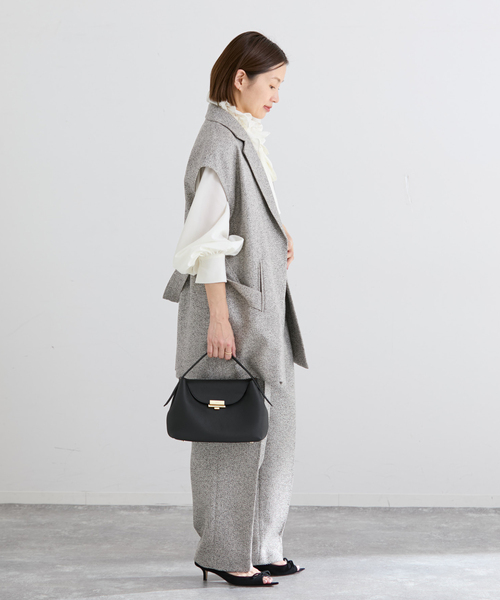 IENA（イエナ） スラックス パンツ ＆NAVY ツイーディーパンツ