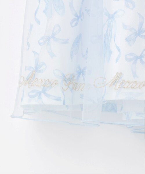 mezzo piano ワンピース バレエ柄 ドッキングワンピース キッズ 子供服