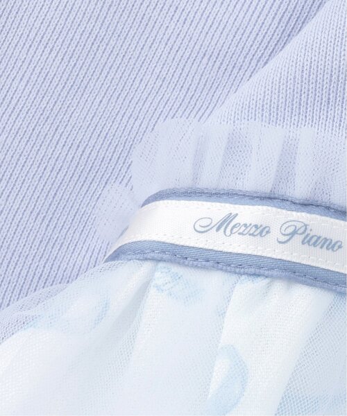 mezzo piano ワンピース バレエ柄 ドッキングワンピース キッズ 子供服