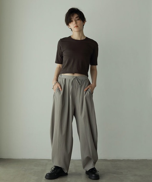 「ETRE TOKYO」 半袖Tシャツ FREE グレー レディース_画像4