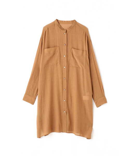「human woman」 長袖ブラウス MEDIUM ネイビー レディース_画像5