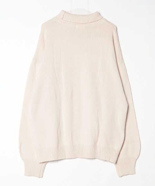 「Nilway」 長袖ニット LARGE アイボリー メンズ_画像2