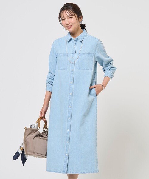 ワンピース コットンリネン 7oz デニム シャツ : ZOZOTOWN Yahoo!店 