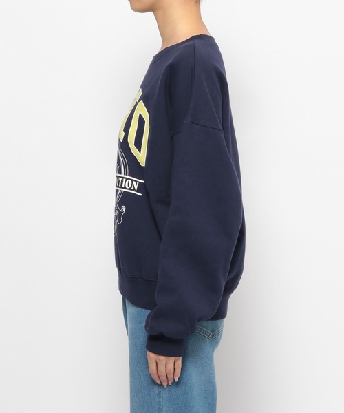 「LEPSIM」 スウェットカットソー FREE オフホワイト レディース_画像3