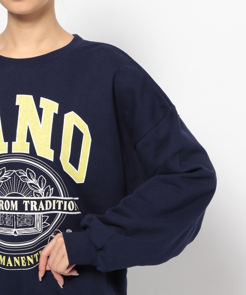 「LEPSIM」 スウェットカットソー FREE オフホワイト レディース_画像6