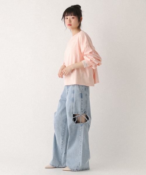 Heather（ヘザー） ワイドパンツ ジーンズ デニム デニムパンツ