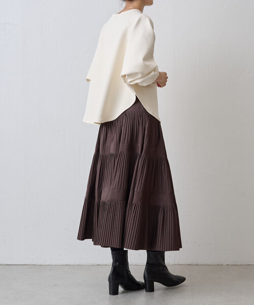 「BEARDSLEY」 長袖カットソー FREE アイボリー レディース_画像4