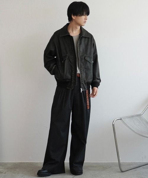 「WYM LIDNM」 ブルゾン M ブラック メンズ_画像2