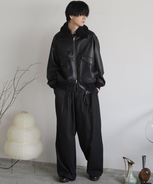 「WYM LIDNM」 ブルゾン M ブラック メンズ_画像4