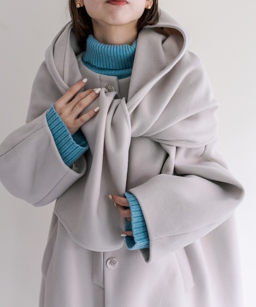 「mystic」 コート 1 グレー レディース_画像2