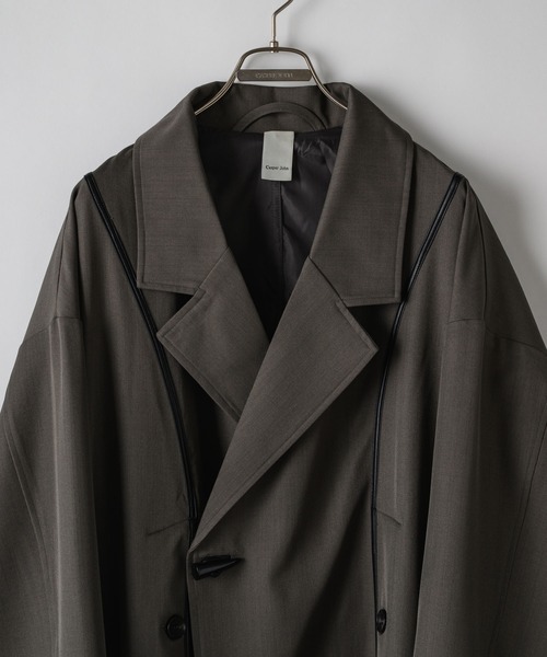 Casper John（キャスパージョン） コート SMALL ブラック メンズ