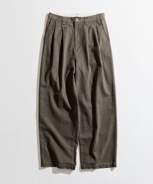 「WETTEMPT」 パンツ SMALL ダークオリーブ メンズ_画像4