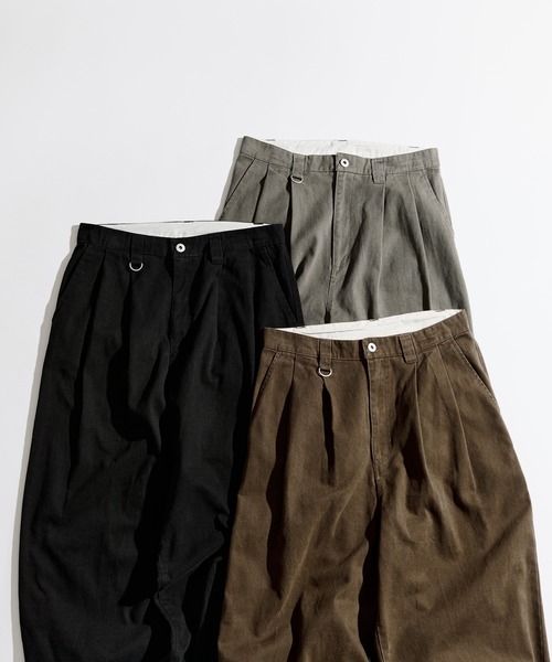 「WETTEMPT」 パンツ SMALL ダークオリーブ メンズ_画像7