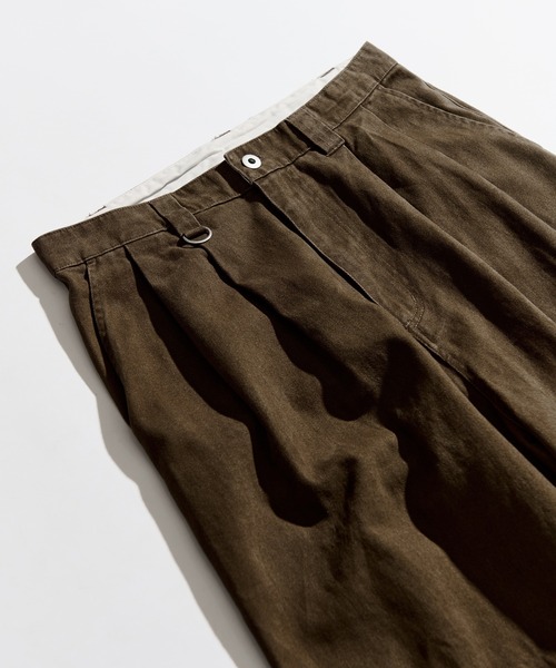 「WETTEMPT」 パンツ SMALL ダークオリーブ メンズ_画像8