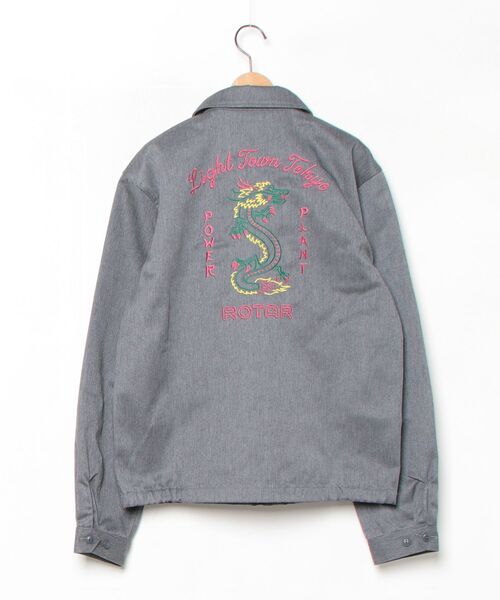ROTAR スカジャン ROTAR（ローター） スカジャン LARGE ヘザーグレー メンズ : ZOZOTOWN