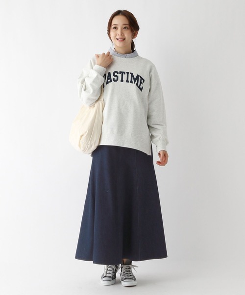 「GLOBAL WORK」 デニムスカート LARGE ブルー レディース_画像8