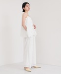 ワイドパンツ パンツ スクエアレースイージーパ...の詳細画像4
