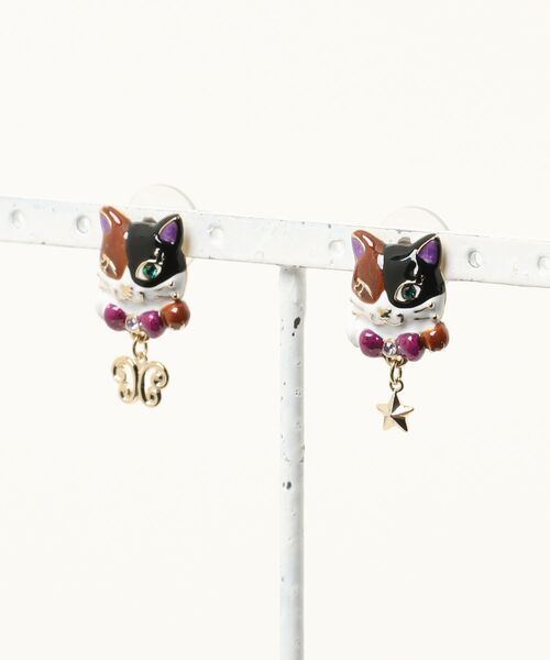 ANNA SUI（アナスイ） ピアス 三毛ティティモチーフ ピアス レディース