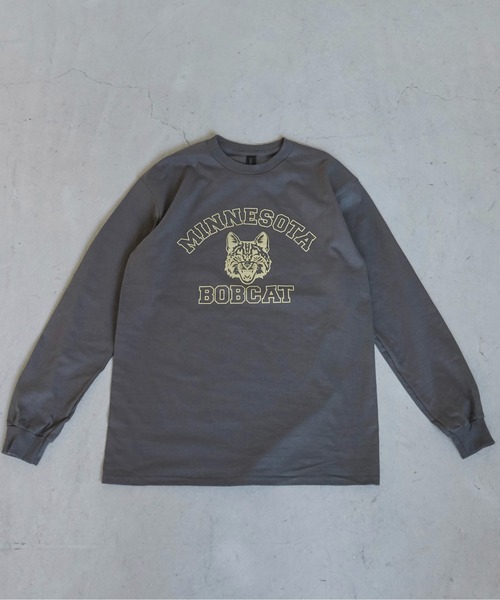 「ANGIE」 長袖カットソー LARGE ダークグレー レディース_画像8