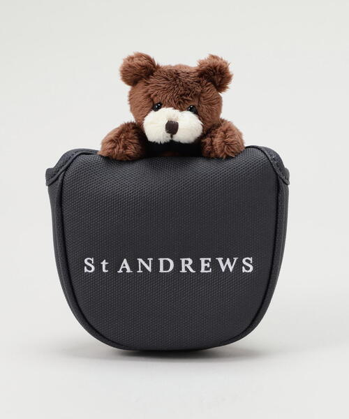 St ANDREWS キャディバッグ ゴルフ 「St ANDREWS」テディベアパター