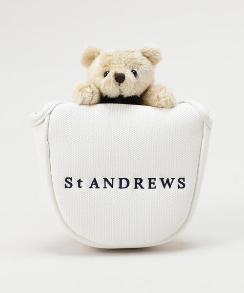 St ANDREWS キャディバッグ ゴルフ 「St ANDREWS」テディベアパター