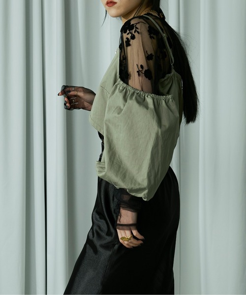 「Ezick」 ボレロ FREE ブラック レディース_画像7