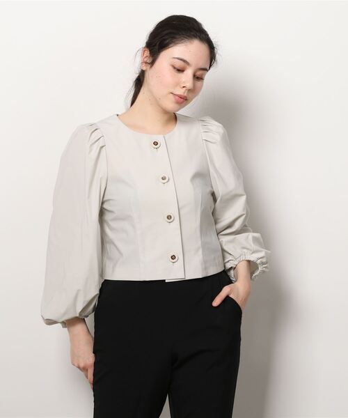 「Diagram」 長袖ブラウス 36 キナリ レディース_画像2