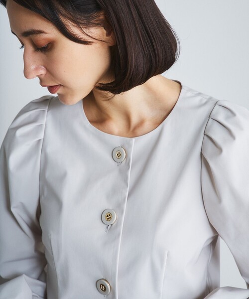 「Diagram」 長袖ブラウス 36 キナリ レディース_画像5