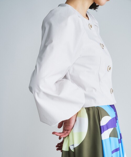 「Diagram」 長袖ブラウス 36 キナリ レディース_画像6