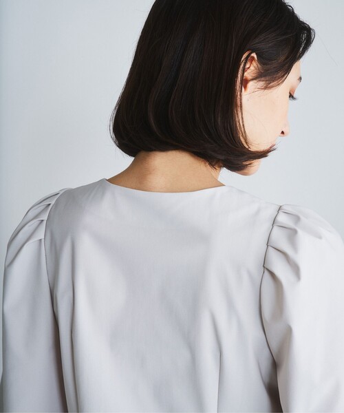 「Diagram」 長袖ブラウス 36 キナリ レディース_画像7