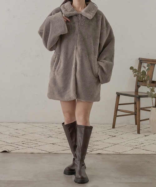 「Ambre Neige」 ジャケット SMALL アイボリー レディース_画像5