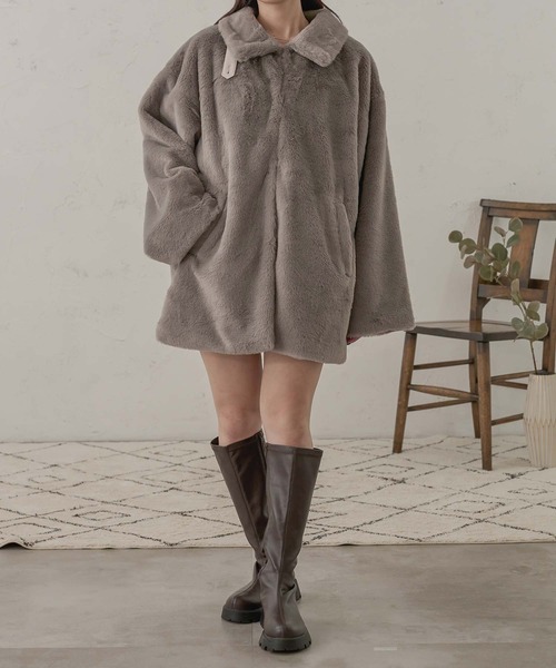 「Ambre Neige」 ジャケット SMALL アイボリー レディース_画像6