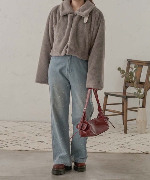 「Ambre Neige」 ジャケット SMALL アイボリー レディース_画像8