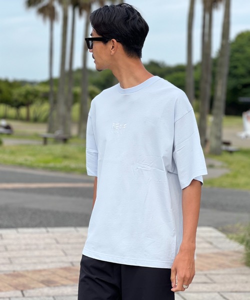 「REEF」 半袖Tシャツ X-LARGE ホワイト メンズ_画像3