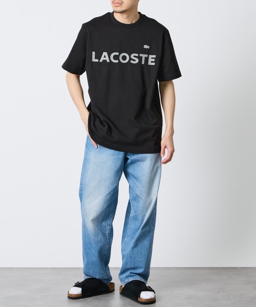LACOSTE（ラコステ） tシャツ ヘビーウェイト ロゴプリントTシャツ