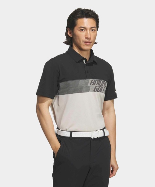 adidas（アディダス） ポロシャツ カラーブロック半袖ポロシャツ