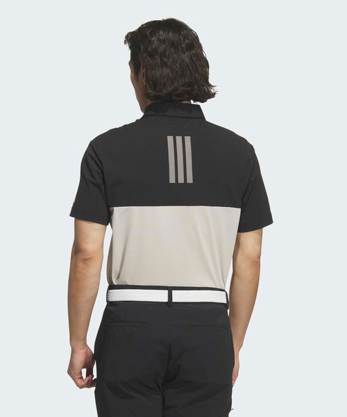 ゴルフウェアセットadidas golf半袖ポロシャツ &ROSASEN長ズボン adidas（アディダス） ポロシャツ カラーブロック半袖ポロシャツ