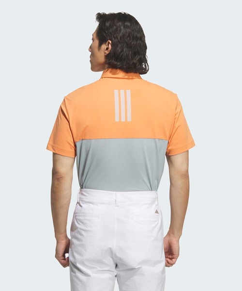 adidas（アディダス） ポロシャツ カラーブロック半袖ポロシャツ