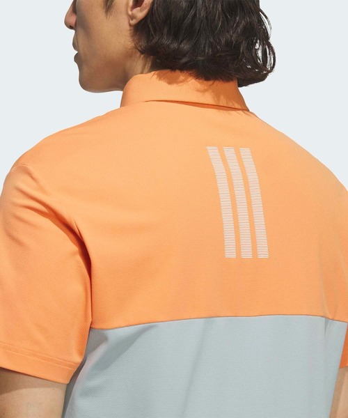 adidas（アディダス） ポロシャツ カラーブロック半袖ポロシャツ